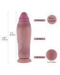 Dildo da fisting in silicone Hismith da 10,95", inseribile da 10" con sistema KlicLok Dildo da fisting in silicone Hismith da 10,95", inseribile da 10" con sistema KlicLok