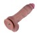 Hismith 11,54" Dual-Density-Silikondildo, 8,85" einführbar, XL KlicLok