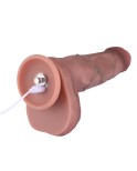 Hismith 25 cm vibrerende silikonedildo, 18 cm indsættelig, KlicLok-system, størrelse M
