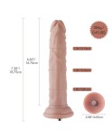 7.38" Slim Anal Dildo for Hismith Premium Machine with KlicLok System