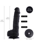 8.45インチ フレキシブルシリコンディルド Hismith セックスマシーン用 KlicLokコネクタ付き 6.7インチ 挿入可能長さ 8.45インチ フレキシブルシリコンディルド Hismith セックスマシーン用 KlicLokコネクタ付き 6.7インチ 挿入可能長さ