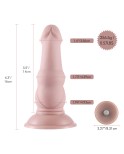 Hismithプレミアムセックスマシン用FDAグレードシリコンディルド、安全無毒でリアルなディルド