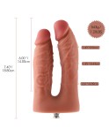 Hismith Lifelike Realistic Double Penetrator Kliclok Dildo 7.4 Inch Hismith Lifelike Realistic Double Penetrator Kliclok Dildo 7.4 Inch