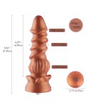 Hismith 8.46" Spiral Grain Silicone Dildo with KlicLok System for Hismith Premium Sex Machine - Monster Series