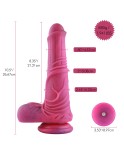 Hismith 10,5 tommer silikon Dream Sky Dildo med KlicLok System for Hismith Premium Sex Machine Hismith 10,5 tommer silikon Dream Sky Dildo med KlicLok System for Hismith Premium Sex Machine