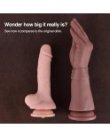 Hismith 11.15" Fisting Dildo, 10.2" Insertable Hand Plug with KlicLok System Hismith 11.15" Fisting Dildo, 10.2" Insertable Hand Plug with KlicLok System