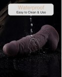 Huge 14.4" Silicone Dildo, Ultra-Thick Realistic Dong with Suction Cup