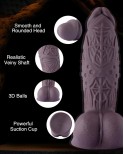 Huge 14.4" Silicone Dildo, Ultra-Thick Realistic Dong with Suction Cup