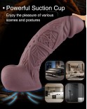 Huge 14.4" Silicone Dildo, Ultra-Thick Realistic Dong with Suction Cup