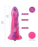 Hismith 9.85 pouces Monster gode avec connecteur Kliclok pour Hismith Premium Sex Machine