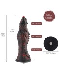 Hismith 10.2 "Silicone Evil Fisher consolador con sistema Kliclok