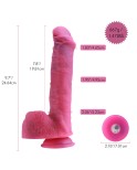 Dildo in silicone curvo Hismith da 9,7" - Sistema KlicLok rimovibile - Serie Fantasy Dildo in silicone curvo Hismith da 9,7" - Sistema KlicLok rimovibile - Serie Fantasy