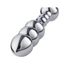 8.2” Metal Bead Anal Dildo, Smooth Aluminium Anal Wand with KlicLok System for Premium Sex Machine