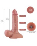 Hismith 7.26 "Dildo de silicona de doble densidad con venas texturizadas para máquinas de sexo con sistema Kliclok Hismith 7.26 "Dildo de silicona de doble densidad con venas texturizadas para máquinas de sexo con sistema Kliclok
