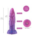 Hismith 8.46 " silikone dildo kompatibel med Kliclok system sexmaskine Hismith 8.46 " silikone dildo kompatibel med Kliclok system sexmaskine