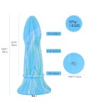 Hismith 9.85” Silicone Dildo 8.72” Insertable Length Dong with KlicLok System