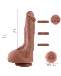 Hismith 11,8 ” Doppeldichte Silikondildo, Ultra realistischer Dildo mit Venen mit Kliclok-System