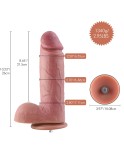 Hismith 10,23” Dual-Density Ultra Realistic Dildo med ådror