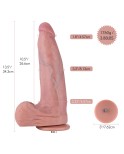 ヒスミス13.5インチの巨大なデュアル密度シリコンディルドプレディとKliclokシステムxxlサイズ