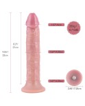 Hismith 9.05インチ デュアルデンシティ シリコンディルド、挿入長8.3インチ、KlicLokシステム Hismith 9.05インチ デュアルデンシティ シリコンディルド、挿入長8.3インチ、KlicLokシステム