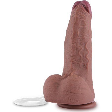 Dildo in silicone Hismith XXL da 11,8" con effetto squirting, giocattolo realistico inseribile da 8,7"