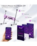 Hismith Premium Sex Machine (Noble Purple) - Contrôle APP avec télécommande - Système KlicLok