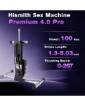 Hismith Premium 4.0 Pro - Machine sexuelle à poussée avec télécommande et application de contrôle