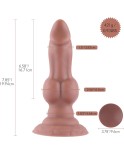 Hismith 7.85" Dual-Density Ultra Silicone Dildo, 6.58" Insertable, KlicLok System Hismith 7.85" Dual-Density Ultra Silicone Dildo, 6.58" Insertable, KlicLok System