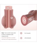 Gode en silicone Hismith 7,85 pouces, insérable 6,58 pouces, système KlicLok, taille S Gode en silicone Hismith 7,85 pouces, insérable 6,58 pouces, système KlicLok, taille S