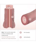Dildo da fisting in silicone Hismith da 10,95", inseribile da 10" con sistema KlicLok Dildo da fisting in silicone Hismith da 10,95", inseribile da 10" con sistema KlicLok