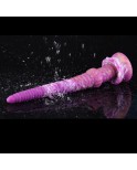 Hismith 17.7" Dog-Knot Silicone Dildo, 15.75" Insertable Length, KlicLok System