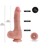 Hismith 9,2" silikondildo med dubbeldensitet och 6,4" insättningslängd Hismith 9,2" silikondildo med dubbeldensitet och 6,4" insättningslängd