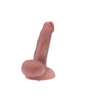 Hismith 17,3 cm Dual-Density-Silikondildo, 13,7 cm Einführlänge