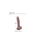 Premium Silicone Dildo, Realistic Penis With Suction Cup (Medium)