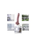 Premium Silicone Dildo, Realistic Penis With Suction Cup (Medium)