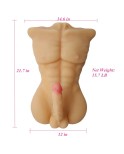 Male Body Torso Love Doll, 3D Realistic Sex Toy Doll with Big Dildo for Women Male Body Torso Love Doll, 3D Realistic Sex Toy Doll with Big Dildo for Women