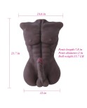 Male Body Torso Love Doll, 3D Realistic Sex Toy Doll with Big Dildo for Women Male Body Torso Love Doll, 3D Realistic Sex Toy Doll with Big Dildo for Women