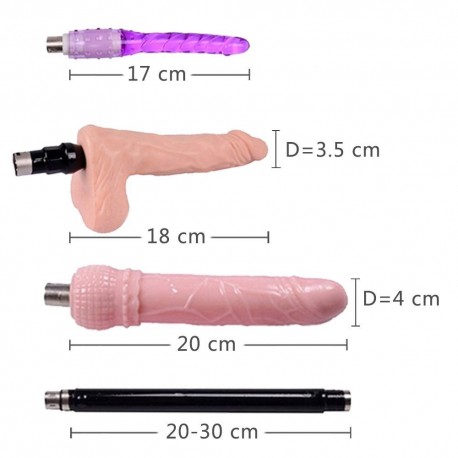 Hismith Supermatic Love Sex Machine til mænd og kvinder, 3XLR Connector