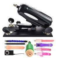 Automatic Sex Machine Speed Adjustable with Big Dildo Masturbation - B