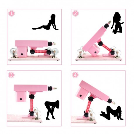 Love Sex Machine With Portable Handle For Women Masturbation,Automatic Fucking Machine With Big Dildo