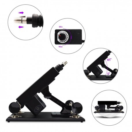 Automatic Adjustable Love Sex Machine Gun With Anal Dildo For Men And Women Masturbation Fucking Machine Device