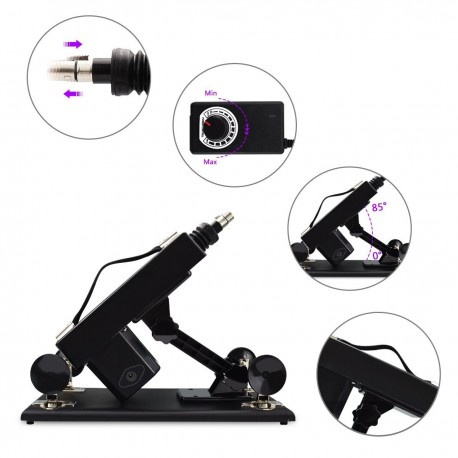 Automatic Adjustable Love Sex Machine Gun With Anal Dildo For Men And Women Masturbation Fucking Machine Device