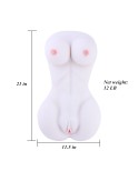 Sex Doll Torso Love Doll Female Body Sex Toy with Breasts Vagina and Anal,Life-Sized Male Masturbator for Men (White) Sex Doll Torso Love Doll Female Body Sex Toy with Breasts Vagina and Anal,Life-Sized Male Masturbator for Men (White)