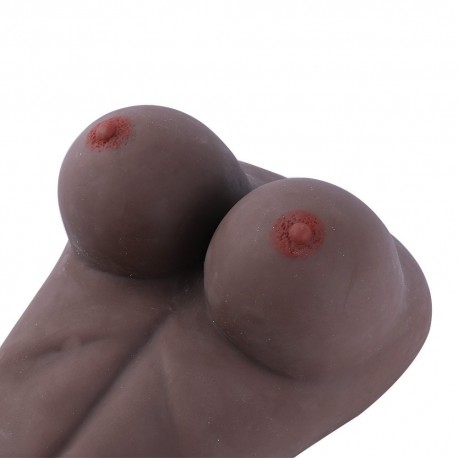 Vagina and Big Breast Black Sex Doll for Men