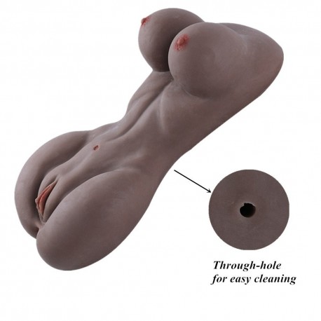 Vagina and Big Breast Black Sex Doll for Men
