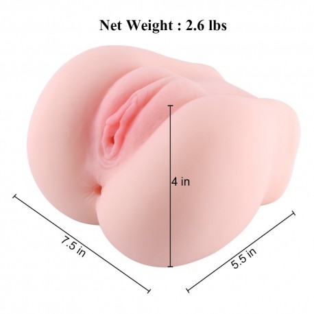 3D Realistic Pussy Anal Ass Doll Male Masturbator Ass Vagina Anus for Male Masturbation