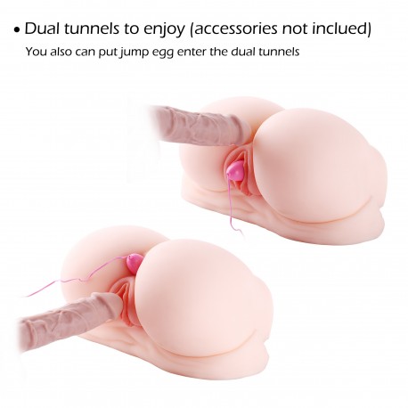 3D Big Ass Artificial Real Vagina Male Masturbator Pussy Ass Doll