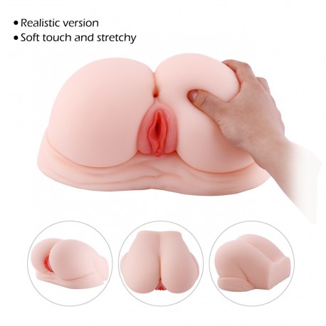 3D Big Ass Artificial Real Vagina Male Masturbator Pussy Ass Doll