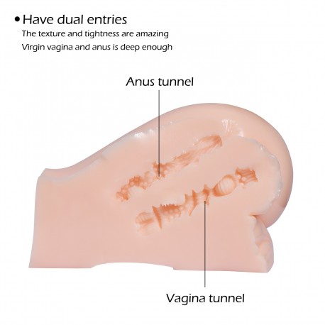 3D Big Ass Artificial Real Vagina Male Masturbator Pussy Ass Doll