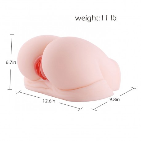 3D Big Ass Artificial Real Vagina Male Masturbator Pussy Ass Doll